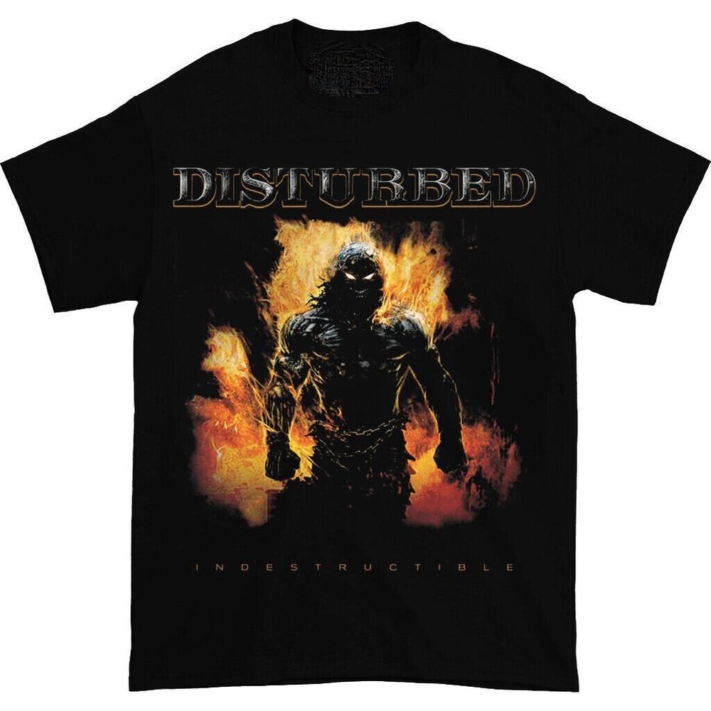 Vtg Disturbed Band Indestructible Heavy Cotton Black S-5XL Unisex Shirt CS182 Unisex T-Shirt L
