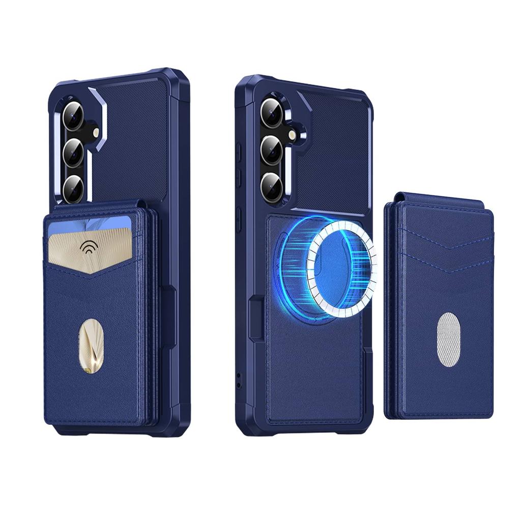 Detachable Wallet Case for Samsung Galaxy A17 A36 A26 A55 A25 5G A15 A05 A34 A73 A53, Magnetic Shockproof Flip Card Holder Cover
