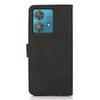 KHAZNEH For Motorola Moto G84 5G Case Textured Leather Wallet Stand Phone Cover