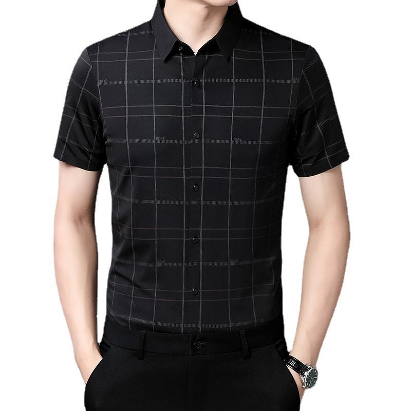 Новая летняя мужская рубашка с короткими рукавами — фото 5