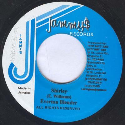 7-Zoll-Schallplatte EVERTON BLENDER - Shirley NONE Jammy's Records Jamaica Reggae, Ska & Dub Gebraucht