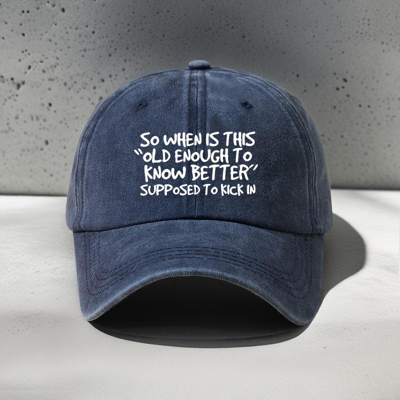 1pc Lightweight Breathable Baseball Cap with Funny Graphic Print Driver Cap,Outdoor Travel Beach Hats for Sports Skateboarding