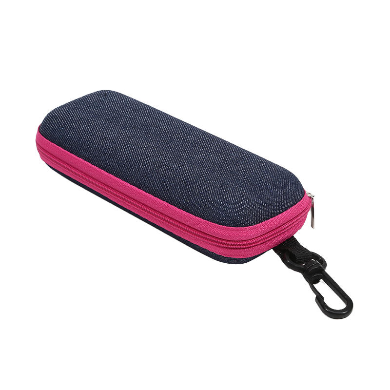 1PC Portable Eyewear Cases Cover Sunglasses Hard Case For Women Men Glasses Box With Lanyard Zipper Eyeglass Cases Protector
