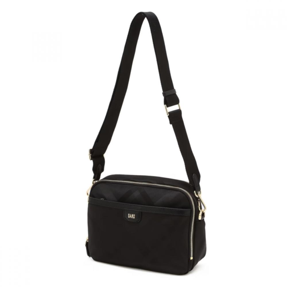 Daks Black Big Check Jacquard Crossbody Bag Dcba3e641