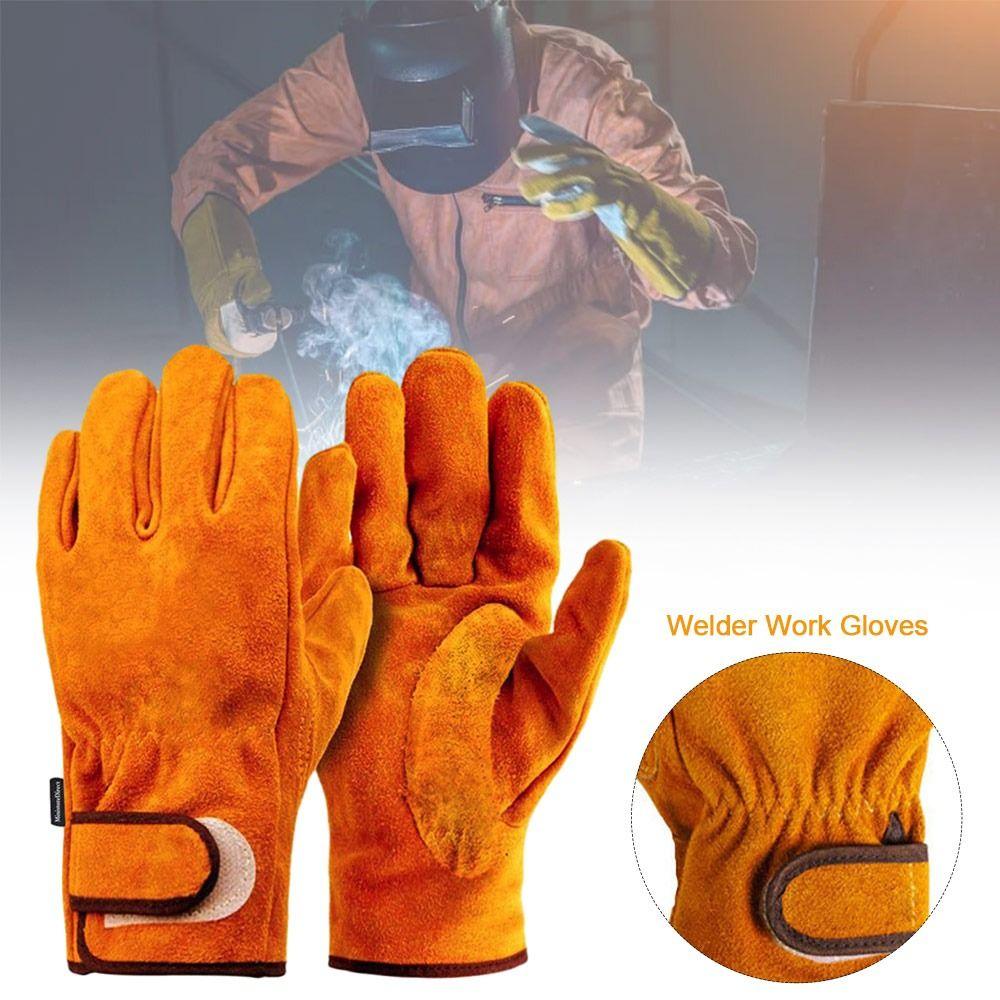 Wear-resistant Leather Working Gloves Non-Slip Safety Gloves Safety Protection
