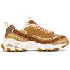 Skechers DLites 1.0 Snow Cake Shoes Women Sneakers Brown 149257-TNBR
