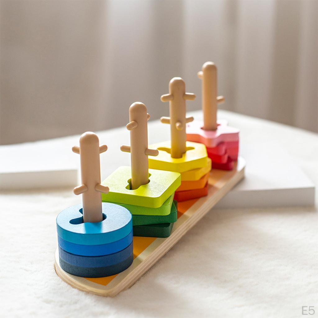 Geometric Shape Cognition Toys Pairing Games Educational Boys Girls Gifts