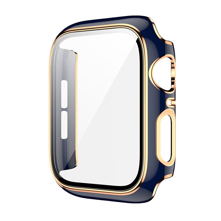 Cover For Apple Watch Case 45mm 41mm 44mm 40mm 42mm Accessories Tempered Glass Screen Protector iWatch Series 9 7 8 5 6 SE 3 4