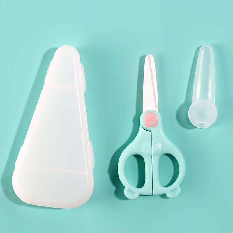 ZISIZ Baby Food Scissors with Storage Case