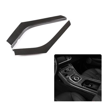 Benzi decorative pentru consola centrală cu aspect de fibră de carbon pentru mașină, pentru Land Rover Range Rover Evoque 2012-2018