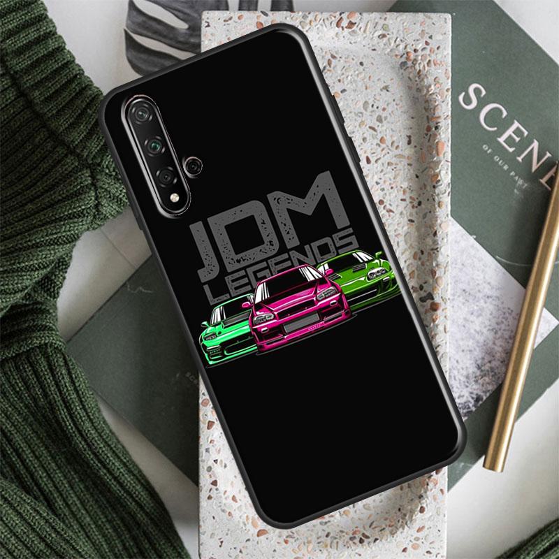 Japan JDM Car For Huawei Nova 7i 8i 11i 12i 12s 9 10 SE Y91 Y90 Y60 Y70 Y72 Y61 P30 P40 Lite P60 Pro Case