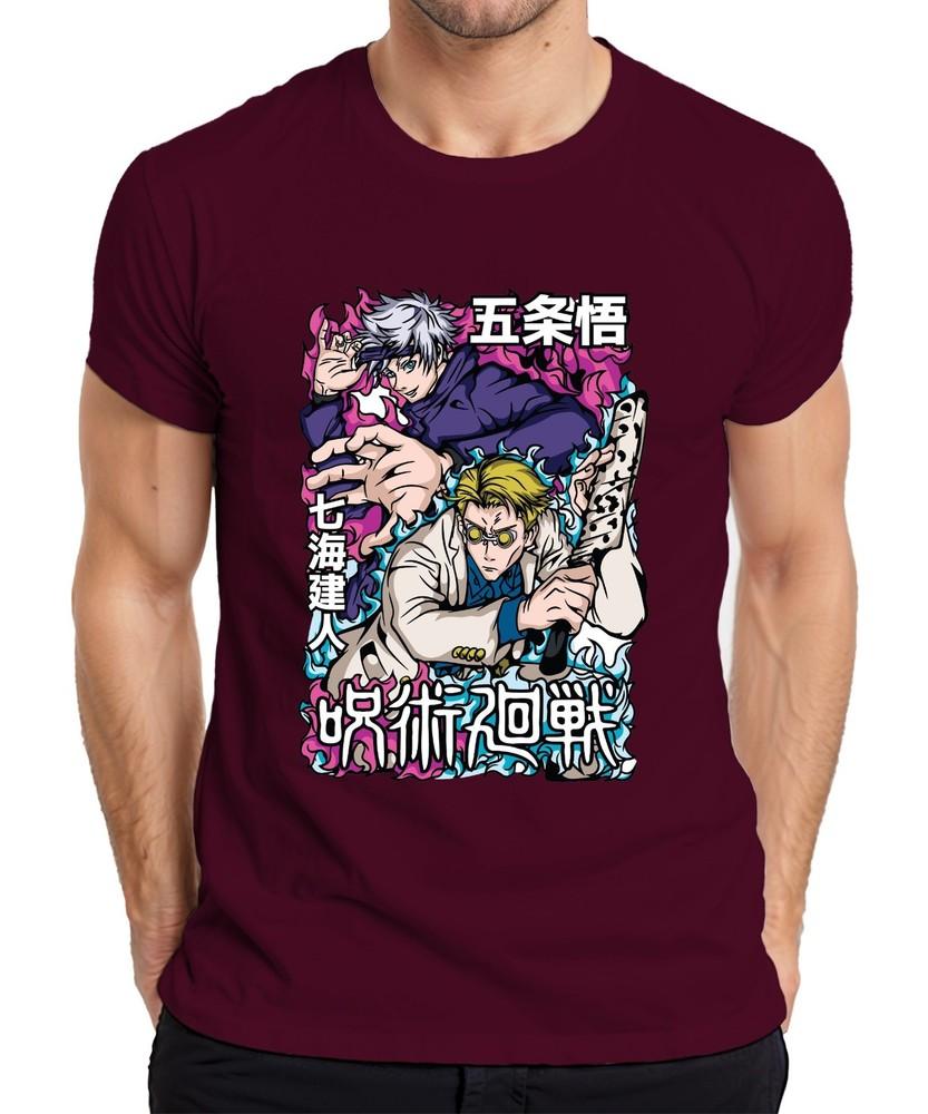 Jujutsu Kaisen Gojo Satoru Nanami Kento Unisexga Gift Retro Unisexs Tshirt