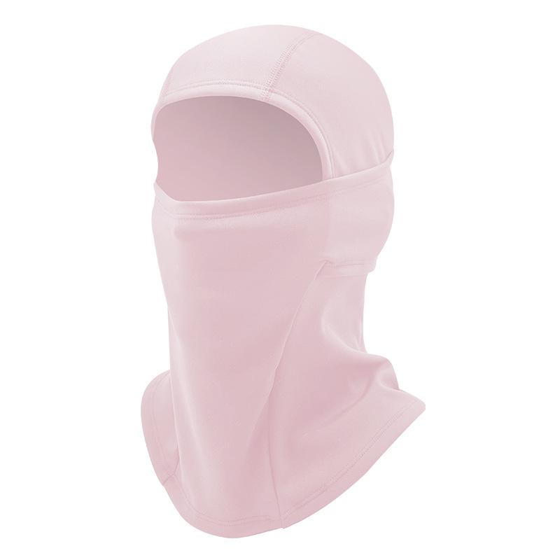 

Cycling mountaineering windproof face protection warm headgear veneer cold proof velvet outdoor neck cover one size fits all рожевий
