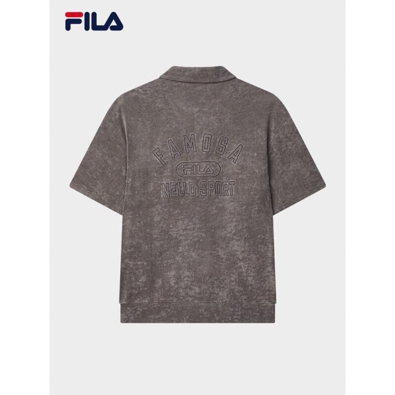 FILA Men's Knitted Short-Sleeve Polo Shirt