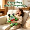 Boneca de Pelúcia Sapo Ribbit Fofa Desenho Animado Sapo Verde Pelúcia Animal de Pelúcia Macio Brinquedo Decoração de Mesa Kawaii Colecionável Presente Para Fãs Crianças