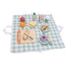 Kids Picnic Toy Set High Simulation Educational Fun Develop Fine Motor Skills Wooden Food Play Toys