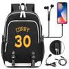 Football Printed Student Backpack Multifunctional Usb Interface Large Capacity Leisure Travel Backpack