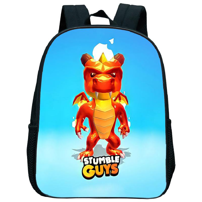 Stumble Guys Nursery Backpack Stumble Game Children Kindergarten Toddlers Student Schoolbag Shoulder Bag Kids Bags