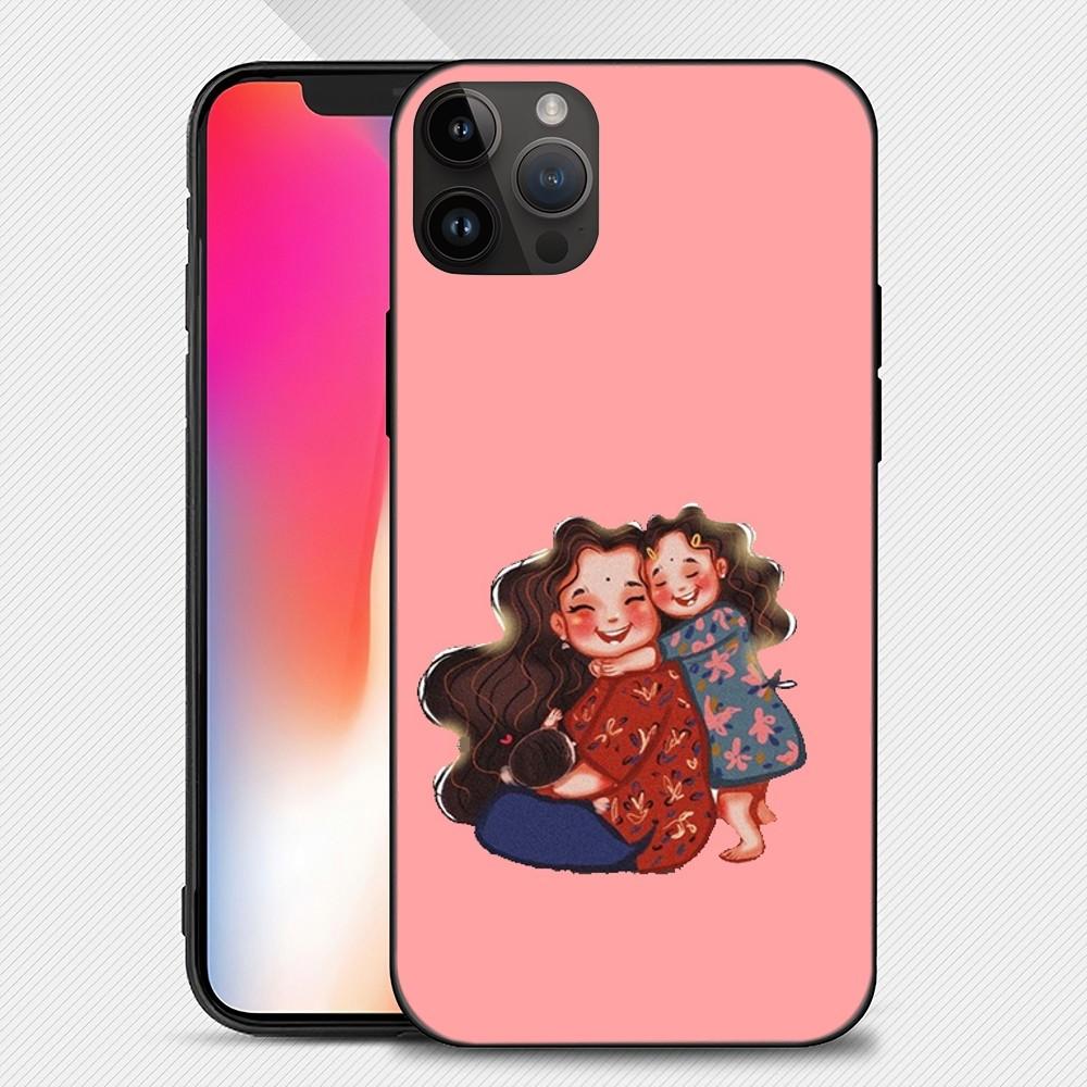 Mom Woman Baby Phone Case Iphone15 14 13 12 11 Pro Max Mini X 7 8 Soft Case