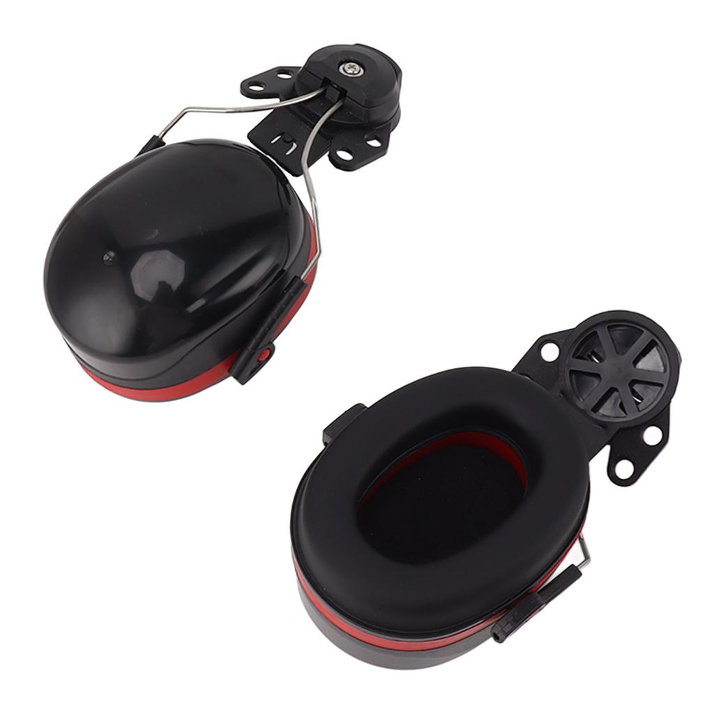 Hard Hat Earmuffs Noise Blocking Hearing     Helmet Ear Muffs for Construction Site Workers