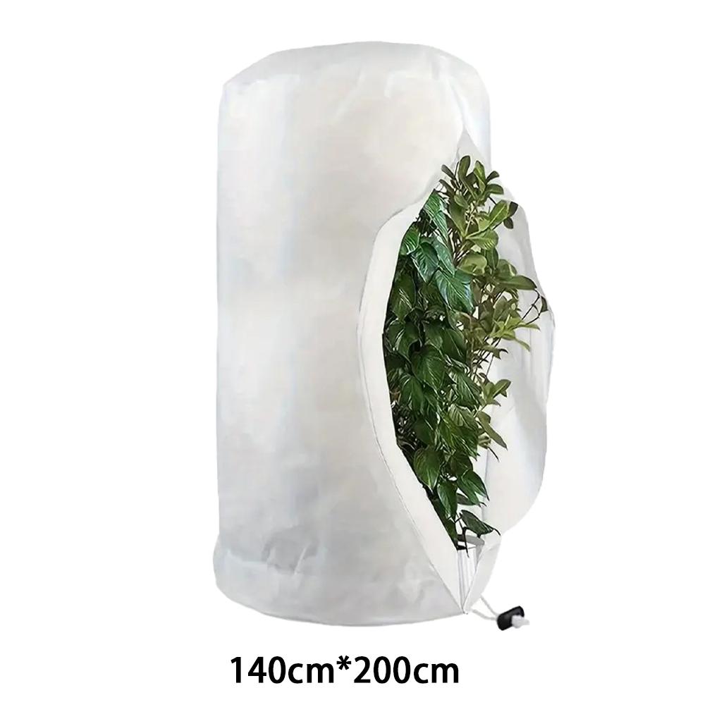 Heavy Winter Protection Plant Cover Winter Cover Anti-frost Zipper And Drawstring Cold Protection Non-woven Plant Antifreeze Bag