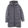 Seamless Short Down Coat M Gray Women Used