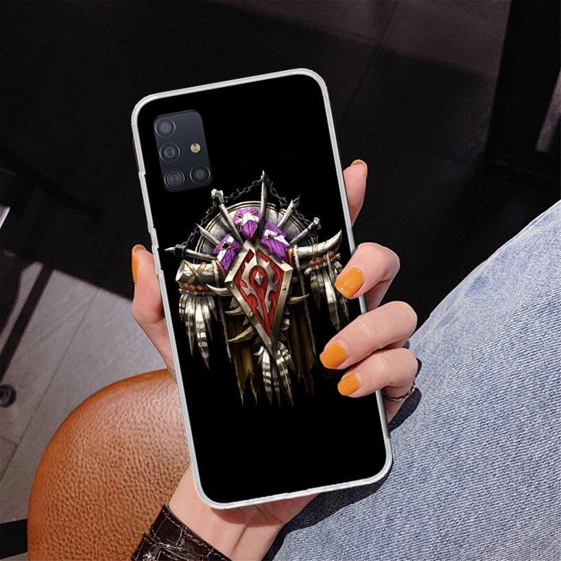 

W-World Of W-Warcraft W-Wow Phnoe Case for Samsung Galaxy A12 A22 A32 A42 A52 A51 A50S A20S A10S A41 A31 A21S A40 A30S A20E A71 Samsung A21S