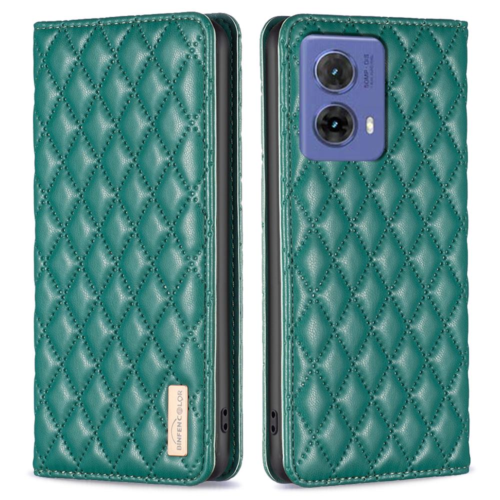 

BINFEN COLOR BF Стиль-16 Для Motorola Moto G85 5G/S50 Neo 5G Чехол Слот для карт Кожаная Крышка для телефона D