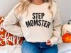 Halloween Stepmother Gift: Solid Color Round Neck Sweatshirt - Fashionable, Personality-Driven, Casual Style