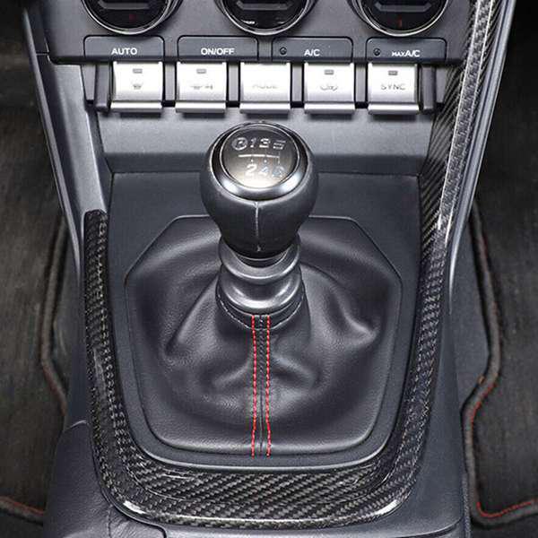 Carbon Fiber Gear Shift Panel Trim for 2022-23 LHD Subaru BRZ