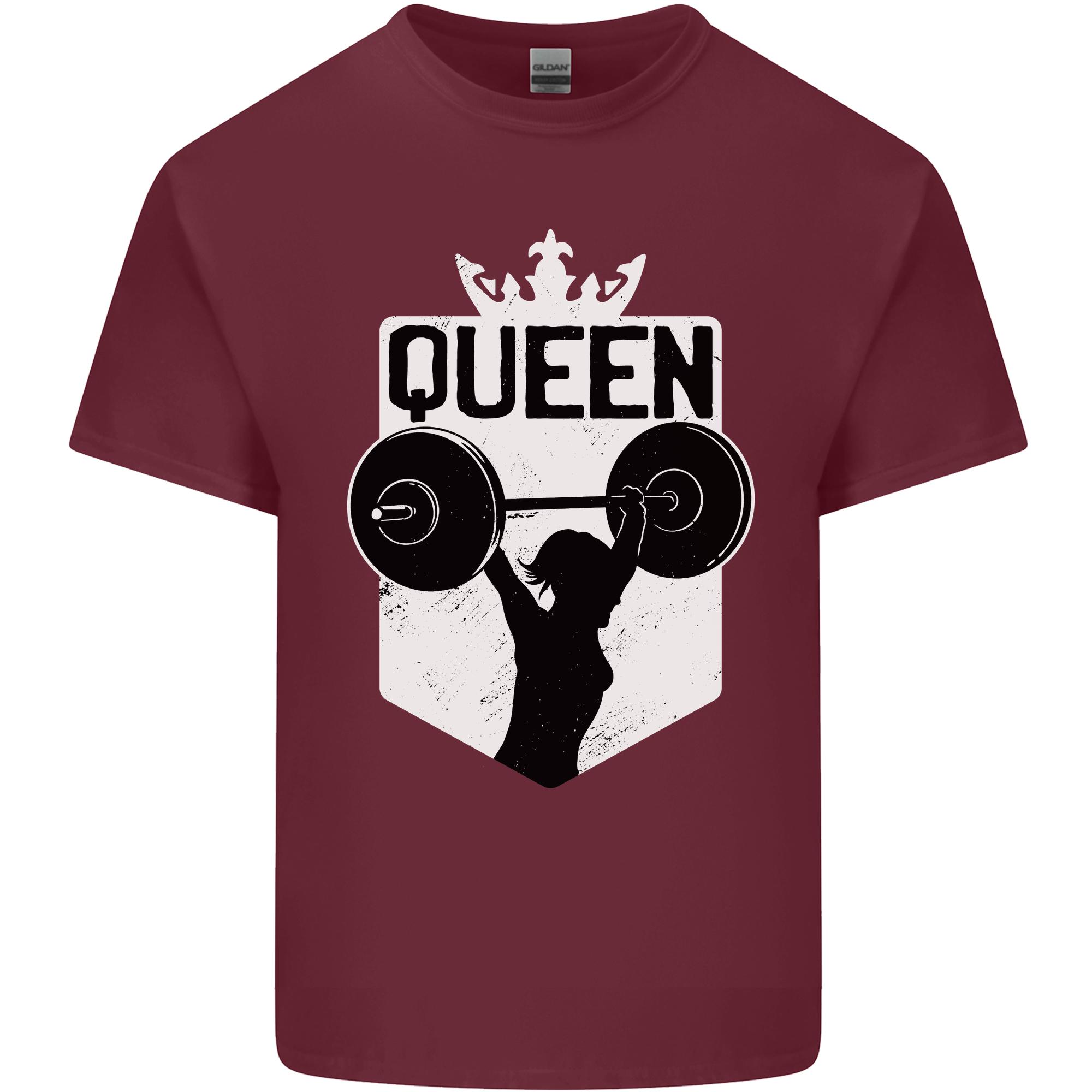 Gym Queen Female Bodybuilding Training Unisexs Light Cotton TShirt S