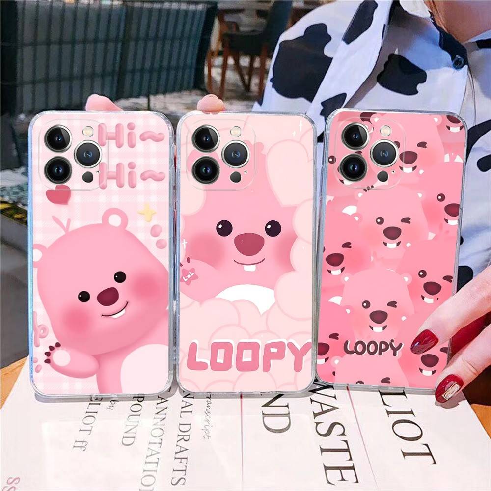 Cute Cartoon L-Loopys Phone Case For IPhone 11 13 16 12 17 14 15 Pro Max Plus Soft Clear Back Cover Coque