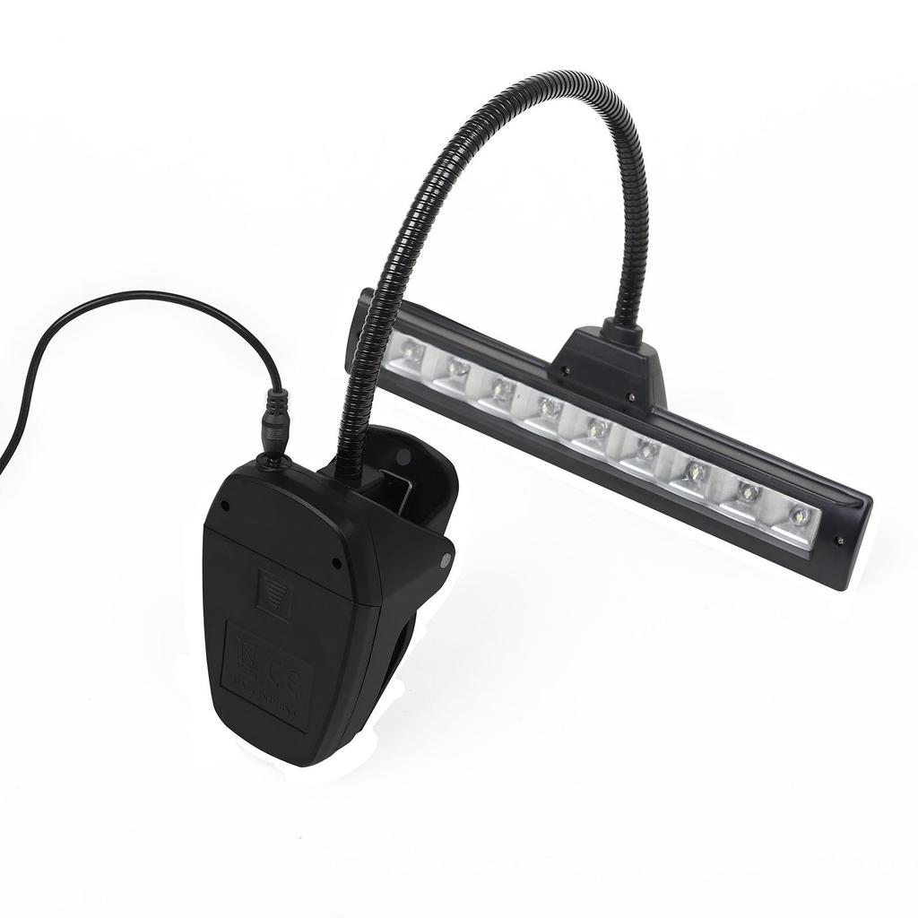 Rechargeable LED Bendable Clip-On Music Stand Light for Piano and Sheet Music