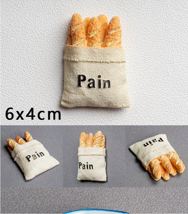 Refrigerator Magnetic Stickers Artificial Foods Fridge Magnets Cute Kitchen Decor Kawaii Home Decor Magnetic Stickers for Home