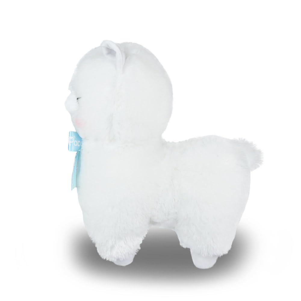 Amuse Alpacasso Ribbon BIG Shiro-chan Plush Toy, Total Length Approx. 38cm 703648