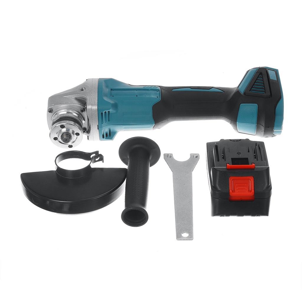 125MM Brushless Electric Angle Grinder Cutting Machine DIY Woodworking Power Tool with Battery
