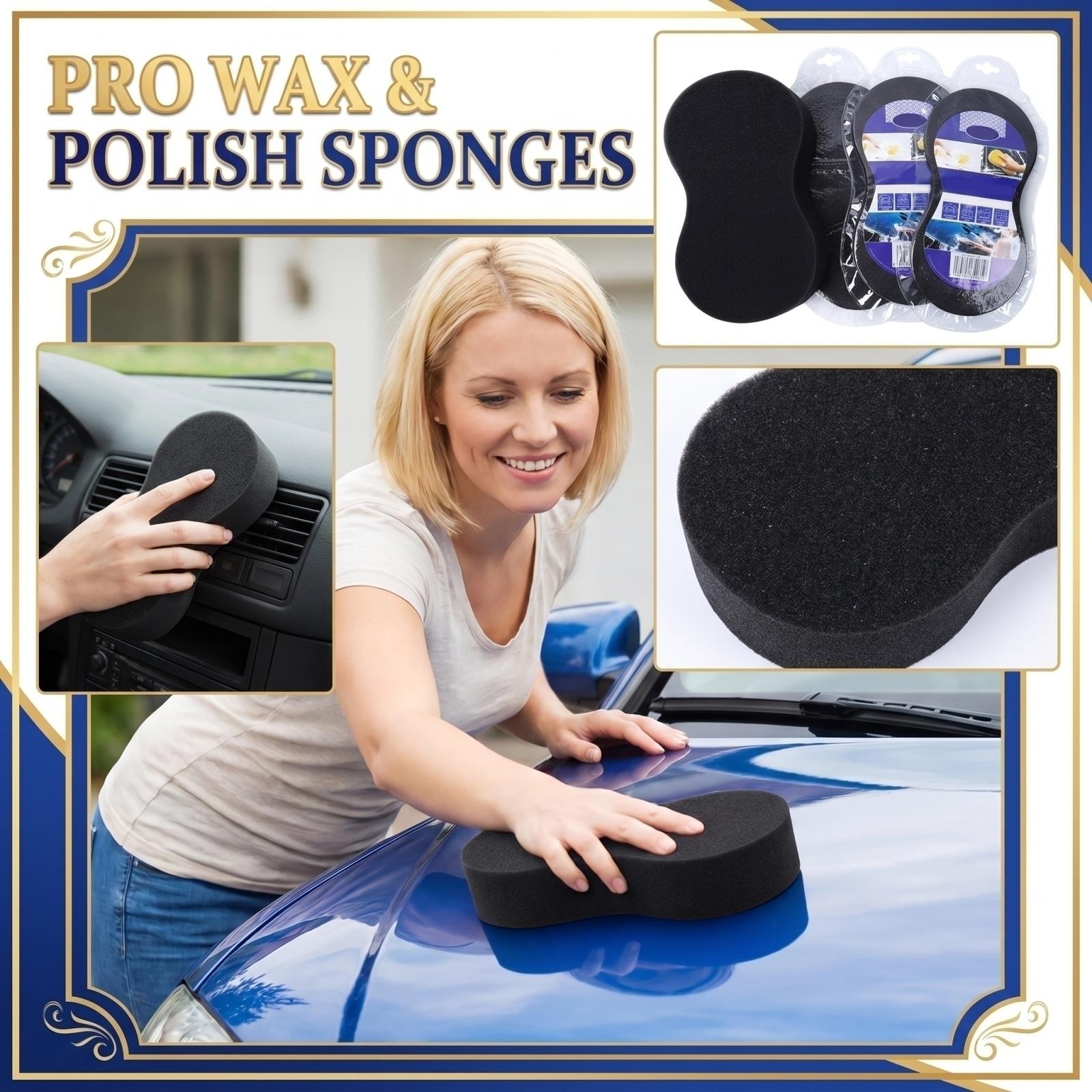 

High Density Expanding Foam Car Wash Sponge Block for Vehicle Cleaning and Wax Application Soft Durable Material Suitable for Multiple Surfaces One Size чёрный