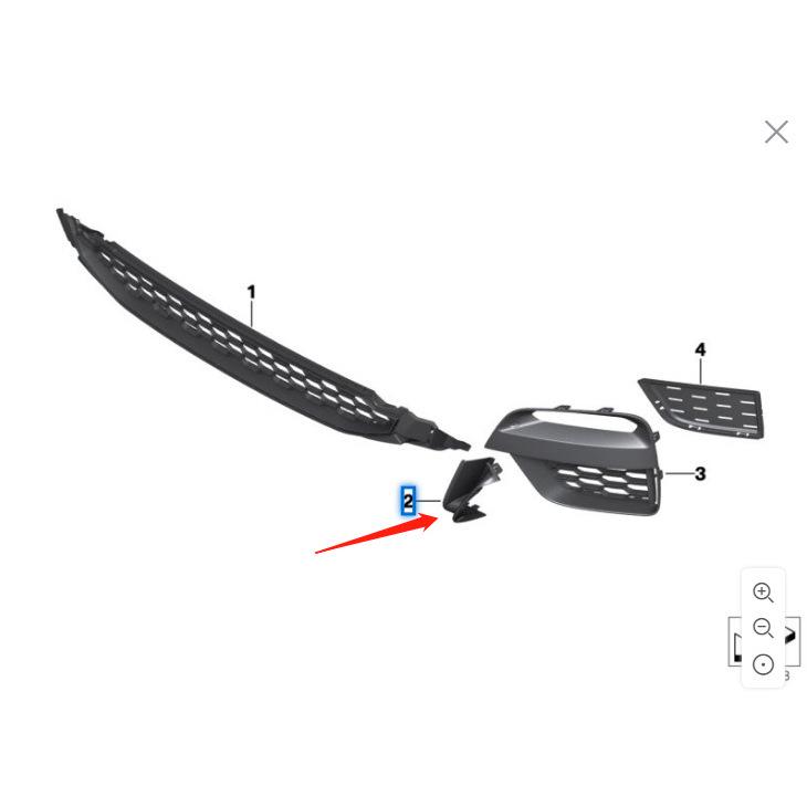 Front Bumper Deflector for BMW X3 G08/G01 (Parts 51118070393, 51118070394)