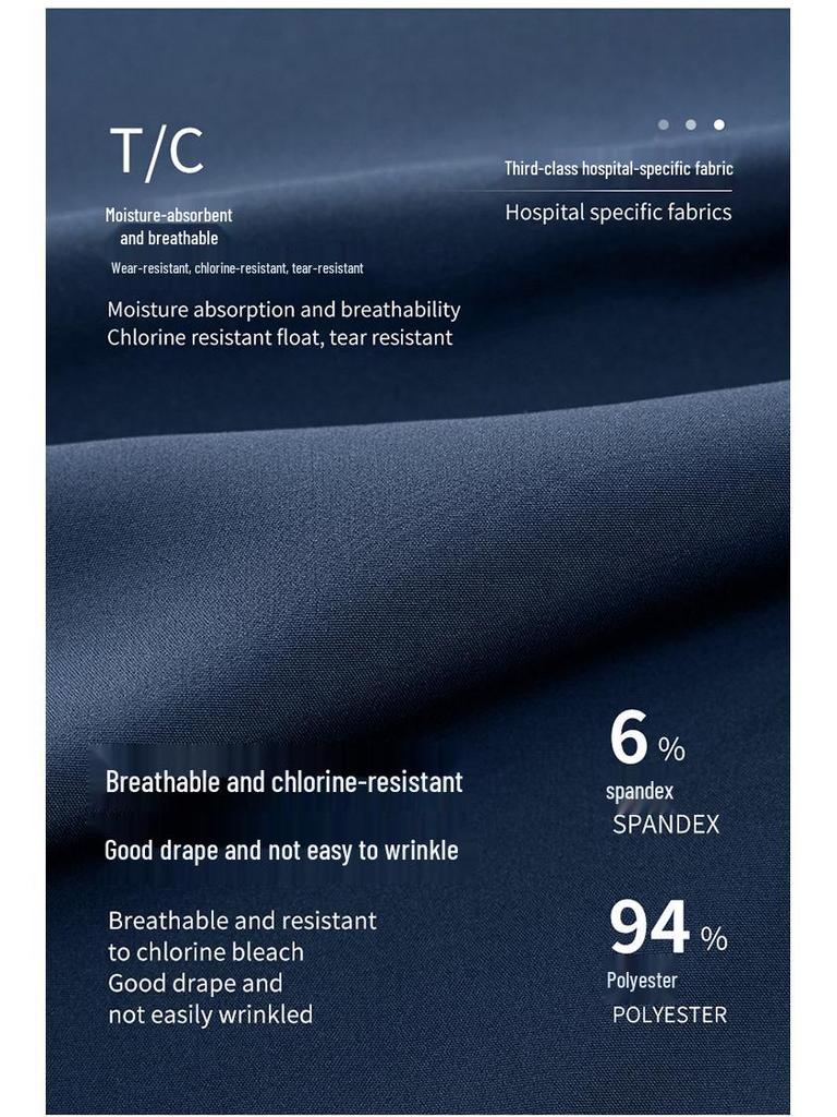 Straight Leg Scrub Set: V-Neck Uniform for ICU, Clinic, OR, Doctors & Nurses