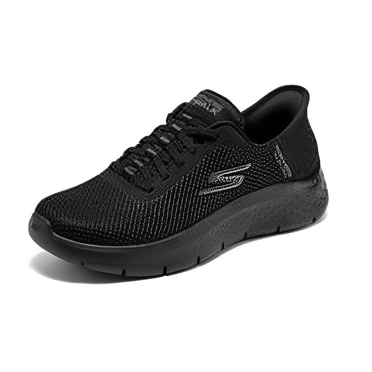 Skechers Scarpe da ginnastica casual slip-on, tecnologia Flash, punta tonda, allacciatura, comode, versatili, antiscivolo, resistenti all'usura, basse, da donna, 124975-BBK