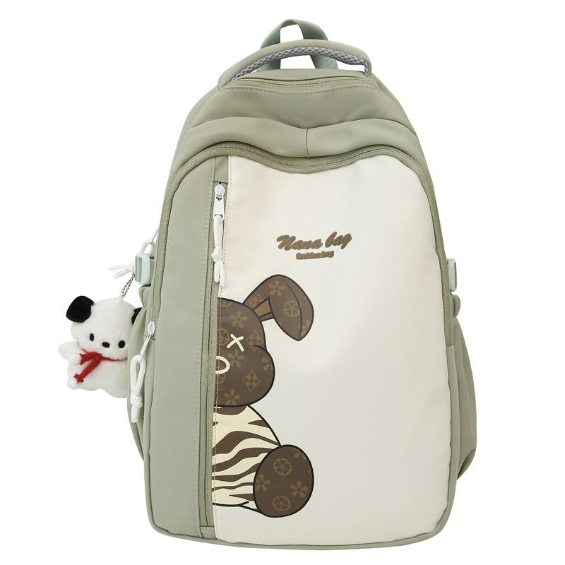 Backpack, High School Large-capacity Backpack, Primary and Middle School Students, Multi-layered Instagram Schoolbag