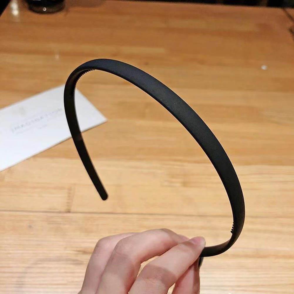 Solid Female Frosted Bezel Headband Turban Hairband For Women Lady Hair Hoop Hair Accessories Headwear Headdress Elegant