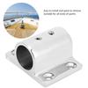 Stainless Steel Boat Tube Base, Marine Pipe Stake Base Marine Pipe Rectangular Base Pipe