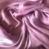 Nastro Iridescente Organza Pieghettato Tessuto Morbido Liscio Lucentezza Texture Raso Tessuto Fai da Te Abito Hanfu Costumi di Scena