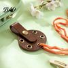Knitting Accessories Faux Leather Yarn Divider, 5 Holes Organizer, Portable Hole Holder Round Wool Splitter Separator, Crocheting Crochet Supplies