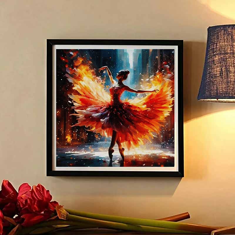 New Arrival 5D DIY Full Circle Diamond Painting "Dance" Embroidery Cross Stitch Home Decor Gift