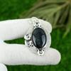 Natural Nellite Gemstone Pendant Black 925 Sterling Silver Indian Jewelry