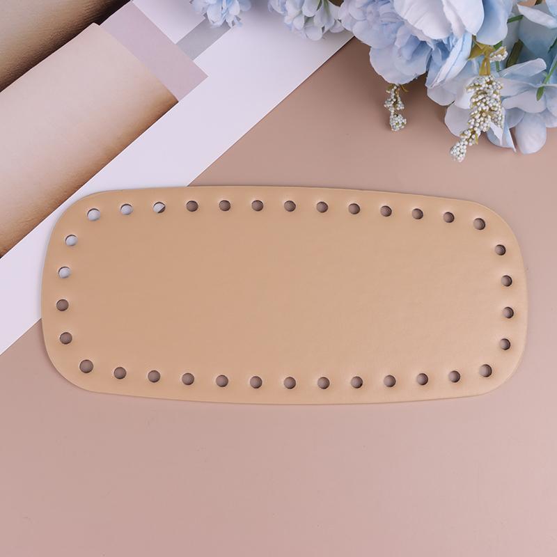 Round Leather Bottom With Holes Rivet Handbag Diy Women Shoulder Crossbody Bags Accessories