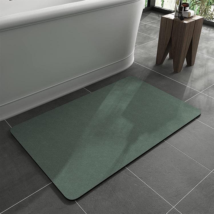 Simple Solid Color Diatom Mud Floor Mat Bathroom Floor Mat Bathroom Moisture-wicking Foot Mat Home Entrance Door Mat