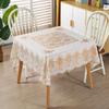 Anti-Scald Square Tablecloth Oil Resistant Table Mat Printed Table Cover  Wedding Dining Room